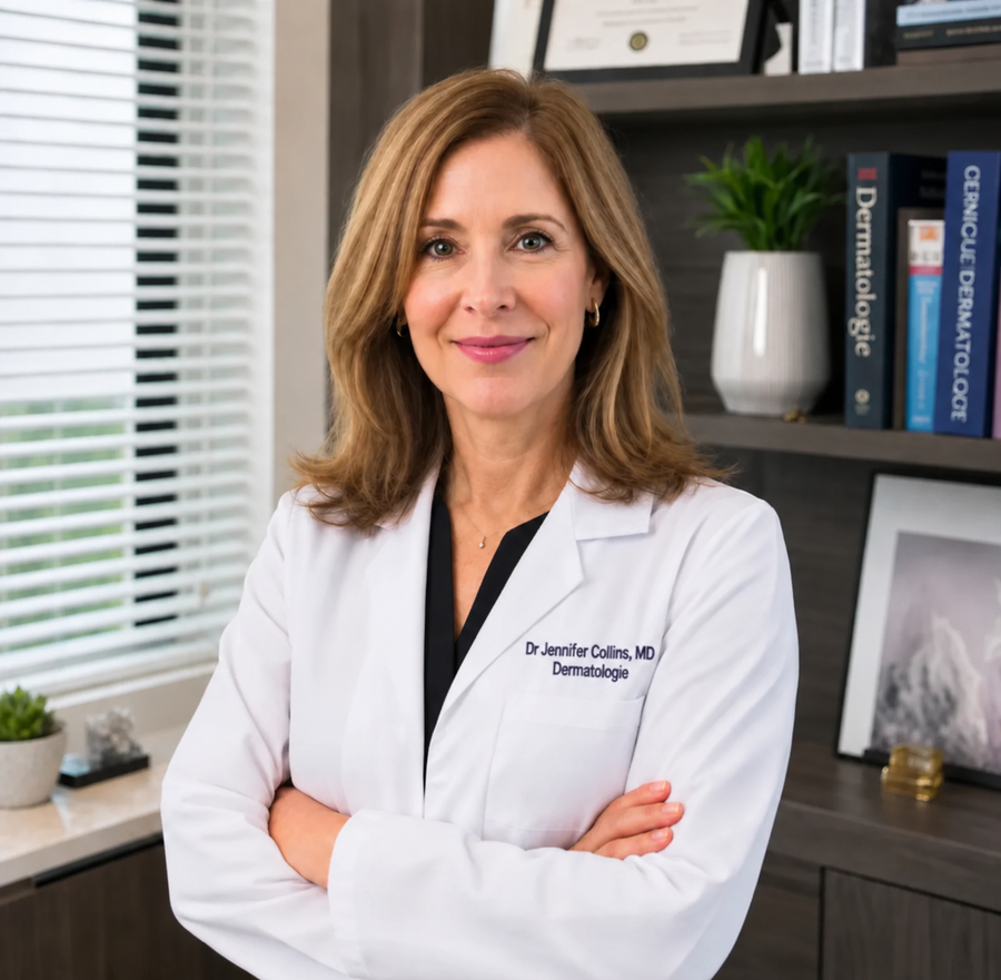 Dre Jennifer Collins — Dermatologue | 25 ans de pratique clinique