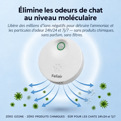 Feliair — purificateur anti-odeurs pour chat
