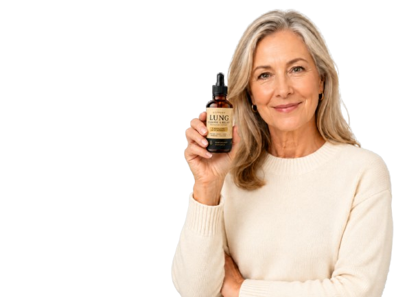 Woman holding an Espace Santé FR bottle