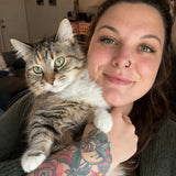 Cliente Félinéa avec son chat