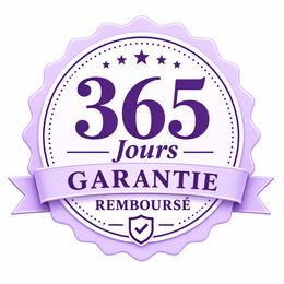 Garantie 365 jours satisfait ou remboursé